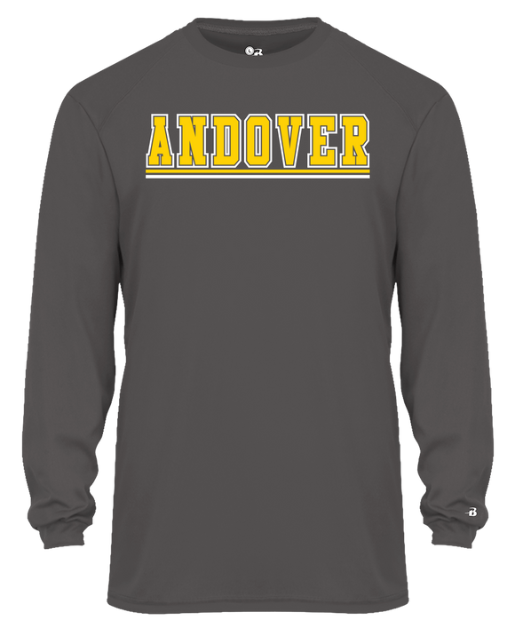 AHS Long Sleeve Dri-Fit Charcoal Tee