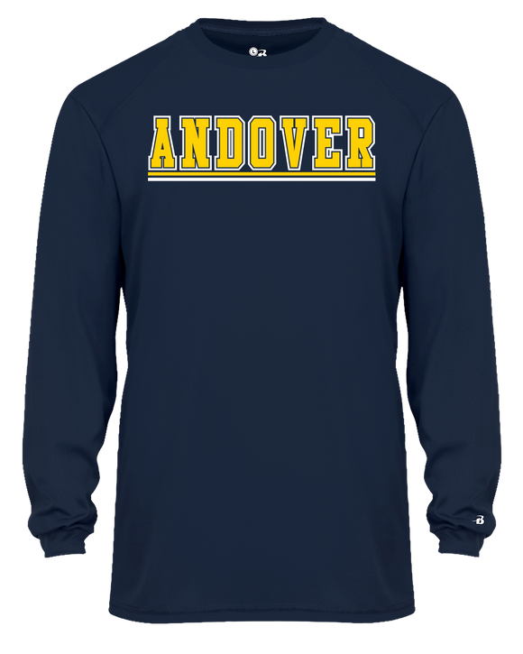 AHS Long Sleeve Dri-Fit Navy Tee