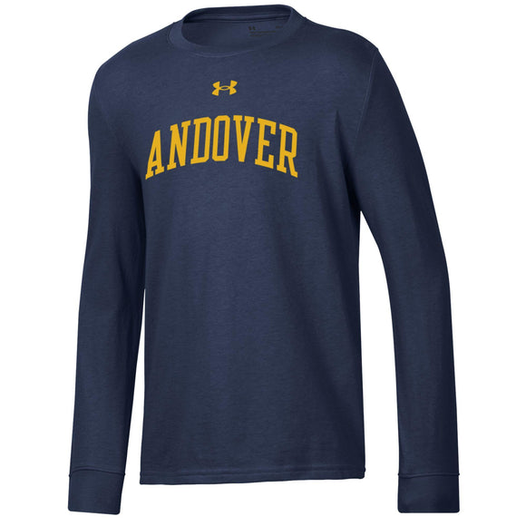 AHS Youth Under Armour Long Sleeve Navy Tee