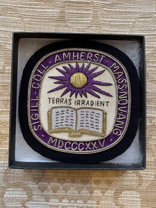 Amherst College Bullion Blazer Patch