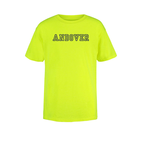 Andover Youth  Electric Yellow Tee