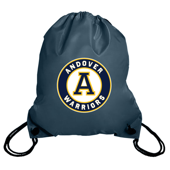 Andover Warriors Navy Lightweight Drawstring Sport Pack