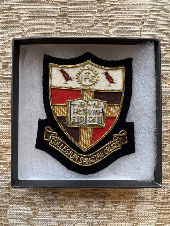 Holy Cross Vintage Bullion Blazer Patch