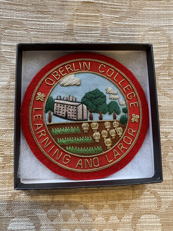 Oberlin College Vintage Bullion Blazer Patch