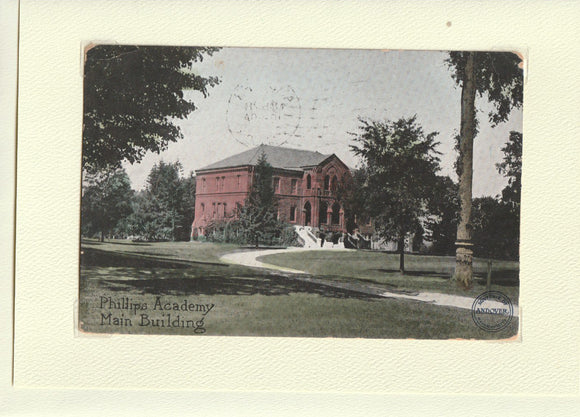 Phillips Academy Main Building Postcard Note Card