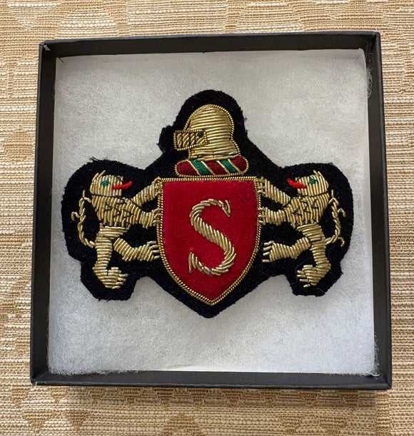 S-Crest Vintage Bullion Blazer Patch