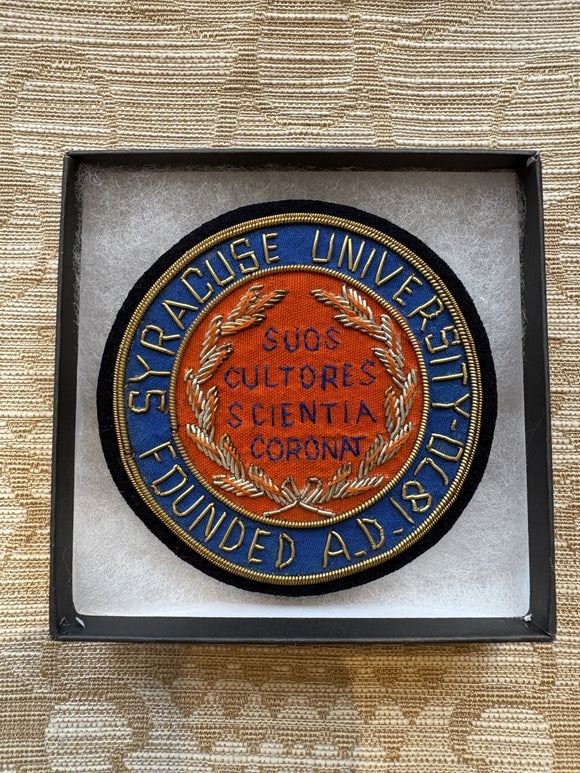 Syracuse University Vintage Bullion Blazer Patch